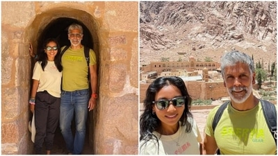 Milind Soman, Ankita Konwar’s Egypt trip in nutshell: ‘Dive, eat, sleep, repeat’ (Instagram/@milindrunning)