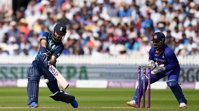 Moeen Ali scored 47 off 64 as his 62-run stand with David Willey helped England get close to 250. (AP) Moeen Ali scored 47 off 64 as his 62-run stand with David Willey helped England get close to 250. (AP)