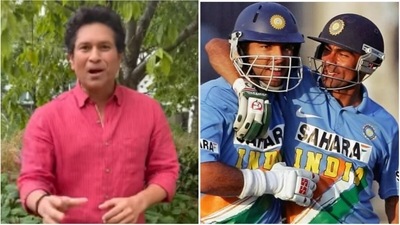 Sachin Tendulkar; Yuvraj Singh (L) with Mohammad Kaif (YouTube/File)