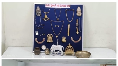 Kengeri police recover gold and silver ornaments from the 6 accused.