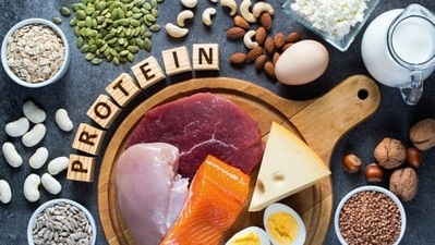 Protein: Intake of protein helps in boosting metabolism and maintaining weight loss. It also helps in increasing muscle mass and enhancing bone strength. Anjali recommended that 50 grams of protein should be included in the diet. (Unsplash) Protein: Intake of protein helps in boosting metabolism and maintaining weight loss. It also helps in increasing muscle mass and enhancing bone strength. Anjali recommended that 50 grams of protein should be included in the diet. (Unsplash)