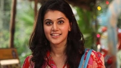 Taapsee Pannu in a still from Chashme Baddoor. Taapsee Pannu in a still from Chashme Baddoor. 