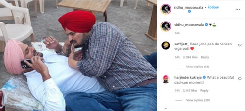 A new picture posted on Sidhu Moose Wala's Instagram handle. A new picture posted on Sidhu Moose Wala's Instagram handle.