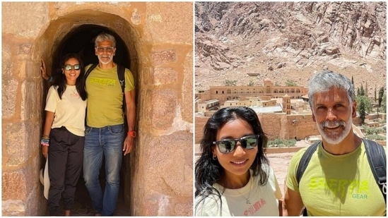 Milind Soman, Ankita Konwar’s Egypt trip in nutshell: ‘Dive, eat, sleep, repeat’(Instagram/@milindrunning)