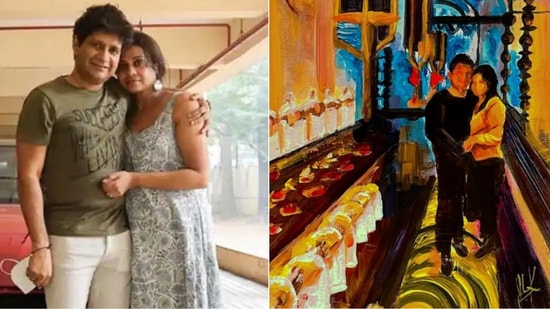 KK's wife Jyothy Krishna made their painting.