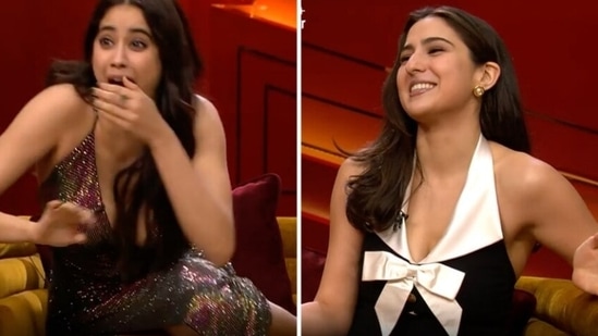 Twitter finds Sara Ali Khan Janhvi Kapoor s Koffee With Karan episode awful Bollywood Hindustan Times