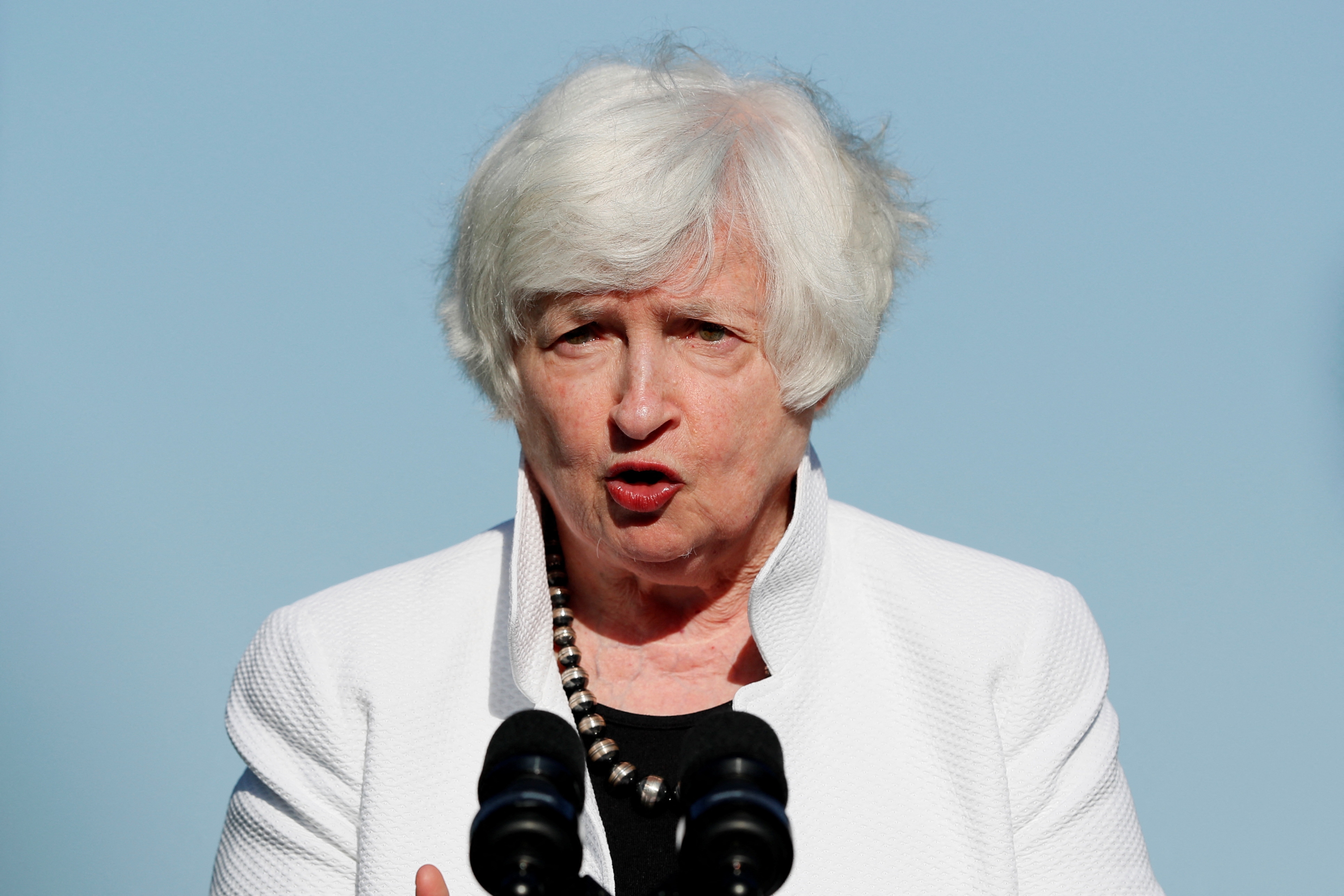 US Treasury Secretary Janet Yellen said Sri Lanka is clearly unable to repay that debt, and she was hoping that China will be willing to work with Sri Lanka to restructure the debt.&nbsp; (REUTERS)