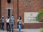 The Delhi University is ranked behind city-based Jawaharlal Nehru University and Jamia Millia Islamia, which bagged the second and third positions, respectively in the NIRF under the university category. The Delhi University is ranked behind city-based Jawaharlal Nehru University and Jamia Millia Islamia, which bagged the second and third positions, respectively in the NIRF under the university category.