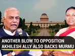 ANOTHER BLOW TO OPPOSITION AKHILESH ALLY ALSO BACKS MURMU