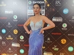 HT India's Most Stylish Awards: Gauahar Khan raises hotness quotient in bold bustier silver blue mermaid gown (HT)