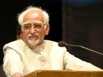 Hamid Ansari stood by his earlier statement that he never met Nusrat Mirza in the wake of fresh allegations against him. (HT Photo) Hamid Ansari stood by his earlier statement that he never met Nusrat Mirza in the wake of fresh allegations against him. (HT Photo)