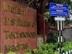 Indian Institute of Technology (IIT) Madras topped the NIRF 2022 rankings.(PTI) Indian Institute of Technology (IIT) Madras topped the NIRF 2022 rankings.(PTI)