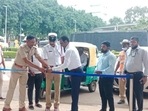 A new road that is fully made of plastic waste is inaugurated at Bellandur of Bengaluru (Twitter) A new road that is fully made of plastic waste is inaugurated at Bellandur of Bengaluru (Twitter)