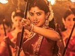 Sai Pallavi in a still from Shyam Singha Roy. Sai Pallavi in a still from Shyam Singha Roy.