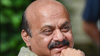 Karnataka Chief minister Basavaraj Bommai and other senior BJP functionaries attended the day-long brainstorming. (PTI)