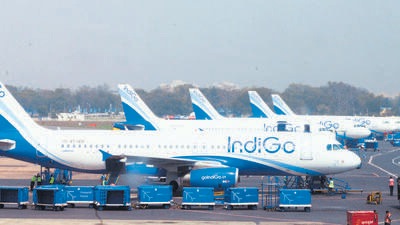 An IndiGo spokesperson said the flight was diverted to Jaipur for checks. (HT PHOTO)