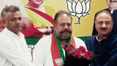 Devendra Singh Babla was appointed as the vice-president of Chandigarh BJP . (HT Photo)