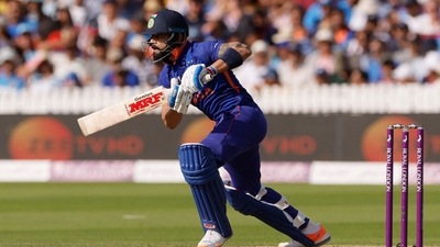 Kohli was dismissed for 16 runs in the second ODI against England (Action Images via Reuters)