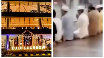 A purported video of people offering namaz in the newly inaugurated LuLu Mall of Lucknow has gone viral. A purported video of people offering namaz in the newly inaugurated LuLu Mall of Lucknow has gone viral. 
