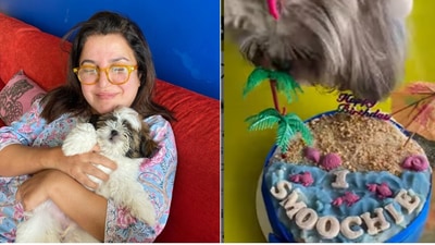 Farah Khan's pet Smoochy turns 2.