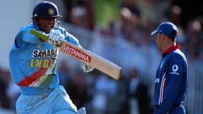 Mohammad Kaif celebrates after India won the NatWest Series Mohammad Kaif celebrates after India won the NatWest Series