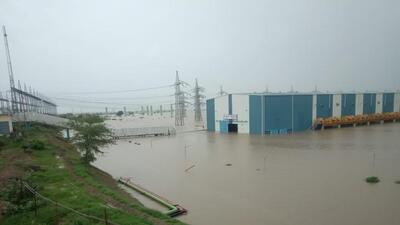 According to irrigation department officials, the Kannepalli pump house at Medigadda village of Mahadevpur block in Jayashankar Bhupalpally district was completely flooded by Thursday evening. (HT Photo) According to irrigation department officials, the Kannepalli pump house at Medigadda village of Mahadevpur block in Jayashankar Bhupalpally district was completely flooded by Thursday evening. (HT Photo)
