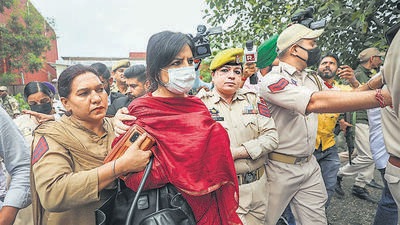Rubaiya Sayeed outside the court in Jammu district on Friday. (PTI) Rubaiya Sayeed outside the court in Jammu district on Friday. (PTI)