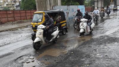 This stretch poses a great risk in monsoon as the crater-size potholes fill up with stagnant water, breeding disease-causing mosquitoes and lead to accidents. (REPRESENTATIVE PHOTO)