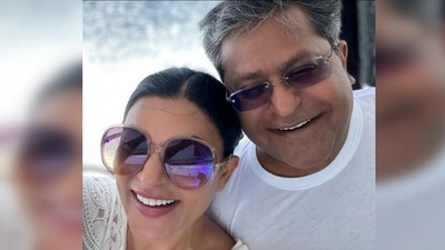 Lalit Modi called Sushmita Sen his ‘better half’ in a tweet that read, "Just back in london after a whirling global tour #maldives # sardinia with the families - not to mention my #betterhalf @sushmitasen47 - a new beginning a new life finally. Over the moon..” (Twitter/@LalitKModi) Lalit Modi called Sushmita Sen his ‘better half’ in a tweet that read, "Just back in london after a whirling global tour #maldives # sardinia with the families - not to mention my #betterhalf @sushmitasen47 - a new beginning a new life finally. Over the moon..” (Twitter/@LalitKModi)