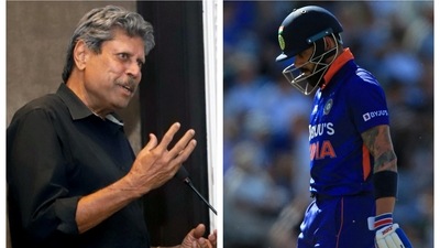 Kapil Dev and Virat Kohli Kapil Dev and Virat Kohli