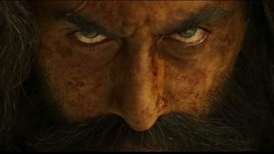 Ranbir Kapoor in Shamshera title track.&nbsp;