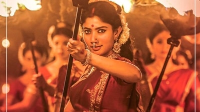 Sai Pallavi in a still from Shyam Singha Roy. Sai Pallavi in a still from Shyam Singha Roy.
