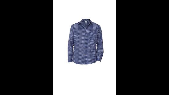 Wear a well-crafted full sleeve semi casual day shirt for more dressy venues. (Printed blue shirt by Cottons, Jaipur) Wear a well-crafted full sleeve semi casual day shirt for more dressy venues. (Printed blue shirt by Cottons, Jaipur)