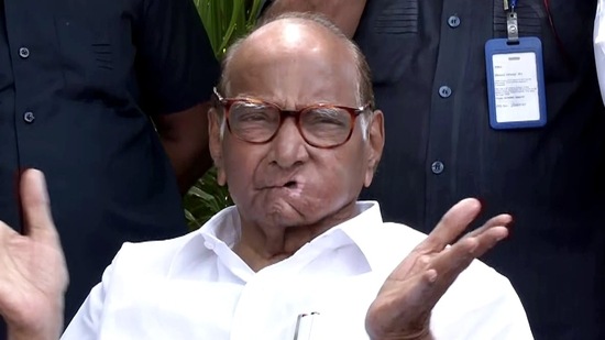 Sharad Pawar said he received a statement from the "Parliament Speaker" that there is no such restriction.(ANI file photo)