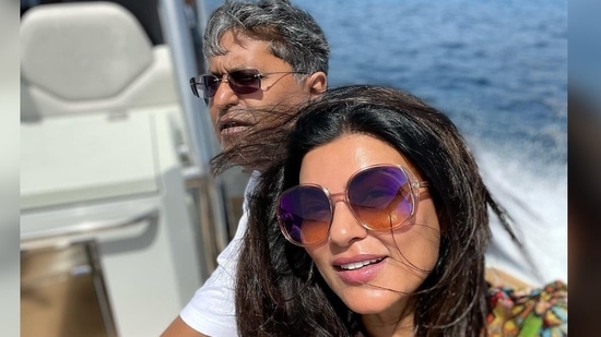 Earlier, Lalit Modi cleared the air about his marriage with Sushmita Sen by sharing pictures with her on Twitter and wrote, "Just for clarity. Not married - just dating each other. That too it will happen one day.."(Twitter/@LalitKModi)