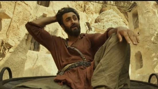 Ranbir Kapoor in a still from Shamshera.