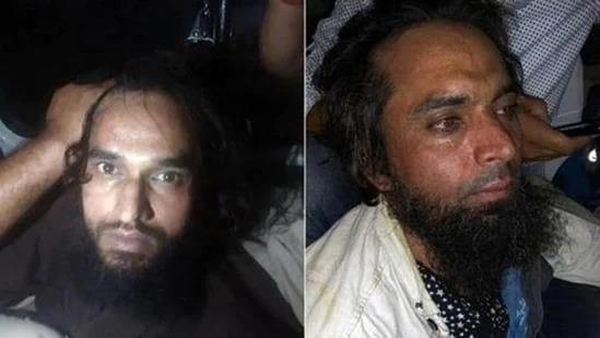 Riyaz Attari and Ghous Mohammad, the prime accused in the Udaipur tailor murder case. (Sourced)