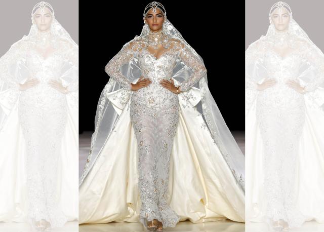 Sonam Kapoor in Ralph & Russo’s Indian Apasara Couture Collection look at Paris Fashion Week Sonam Kapoor in Ralph & Russo’s Indian Apasara Couture Collection look at Paris Fashion Week