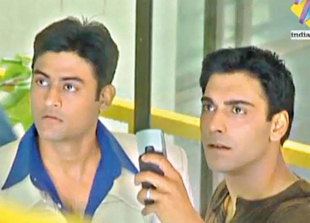 With Ram Kapoor (right) while shooting the TV show Manshaa With Ram Kapoor (right) while shooting the TV show Manshaa
