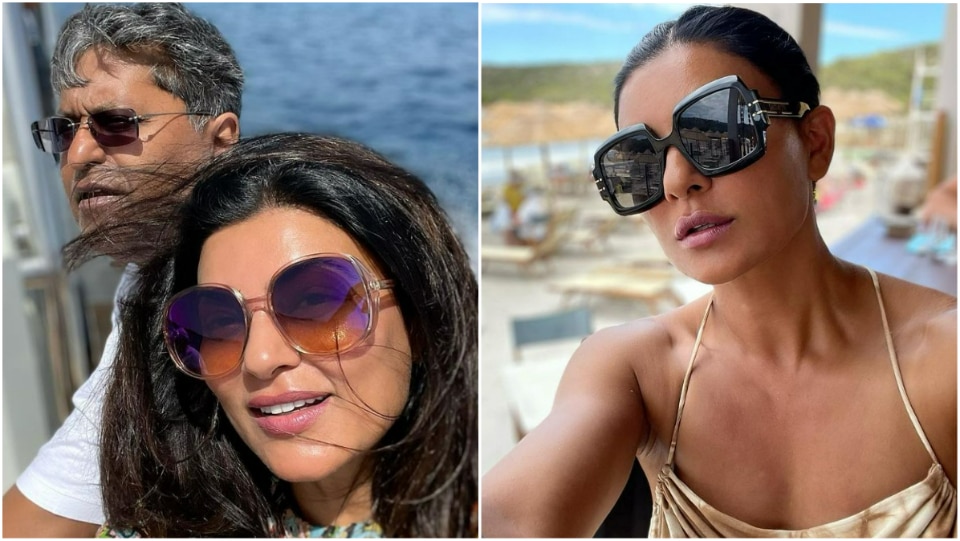 Lalit Modi shared pictures with Sushmita Sen from their holiday (left), and Sushmita, too, had shared photos from her recent Maldives vacation (right). Lalit Modi shared pictures with Sushmita Sen from their holiday (left), and Sushmita, too, had shared photos from her recent Maldives vacation (right). 