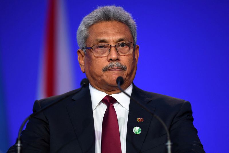 President Rajapaksa tried to tackle the crisis for a few weeks along with Prime Minister Ranil Wickremesinghe before he was forced to flee his official residence. (REUTERS)