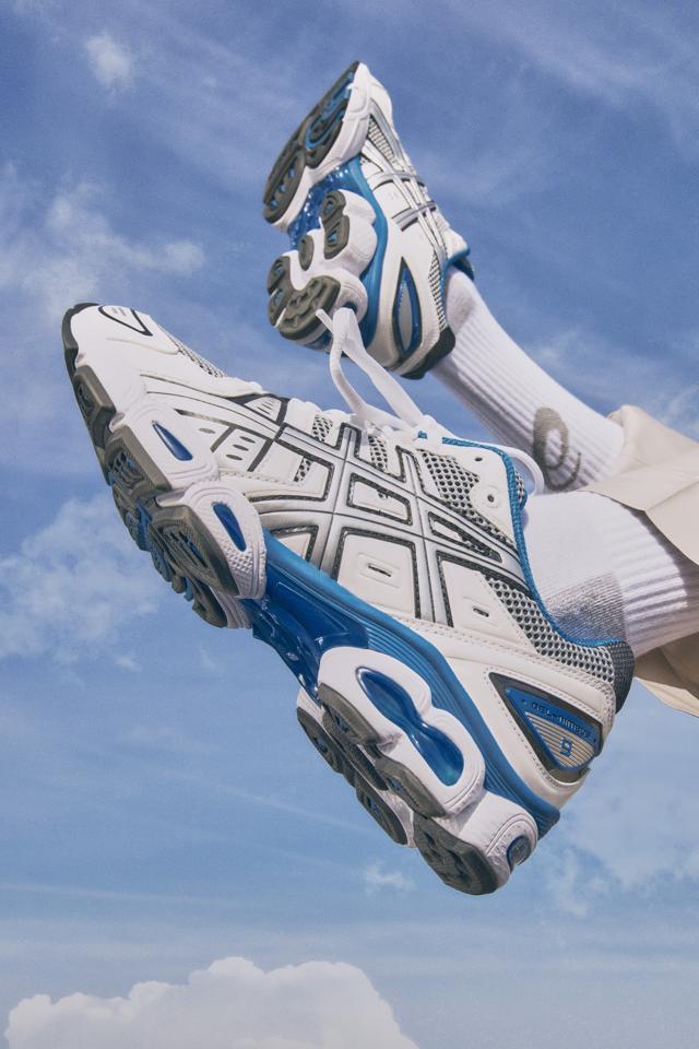 Sneakers must be high performance, have good cushioning and give the right amount of support (The ultra-sporty contrasting colour blocked, advanced Gel Nimbus 9 by Asics Sports Style)