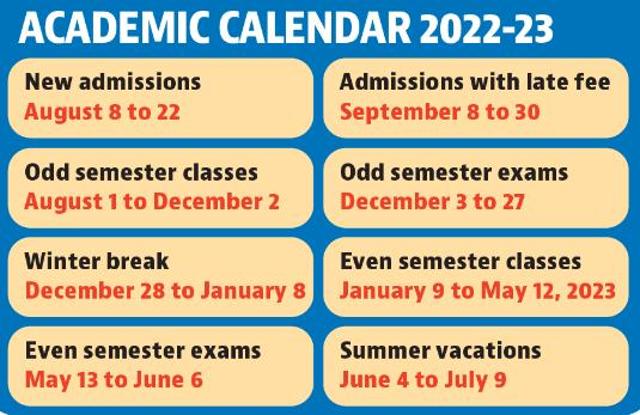 Academic calendar 2022-23 (HT File)
