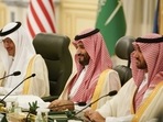 Saudi Crown Prince MBS was asked whether he would apologise to Jamal Khashoggi's family at the Biden-MBS press meet in Jeddah. (AP) Saudi Crown Prince MBS was asked whether he would apologise to Jamal Khashoggi's family at the Biden-MBS press meet in Jeddah. (AP)