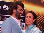 HT India's Most Stylish 2022: Arjun Kapoor with Malaika Arora at the awards show on Friday. (Pics by Varinder Chawla) HT India's Most Stylish 2022: Arjun Kapoor with Malaika Arora at the awards show on Friday. (Pics by Varinder Chawla)