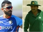 Virat Kohli; Javed Miandad Virat Kohli; Javed Miandad