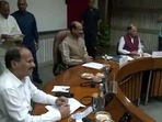 Lok Sabha Speaker Om Birla chairs all-party meeting on Saturday. (ANI Twitter)