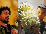 Irrfan and Sutapa's son Ayan holds a bunch of bananas. Irrfan and Sutapa's son Ayan holds a bunch of bananas.
