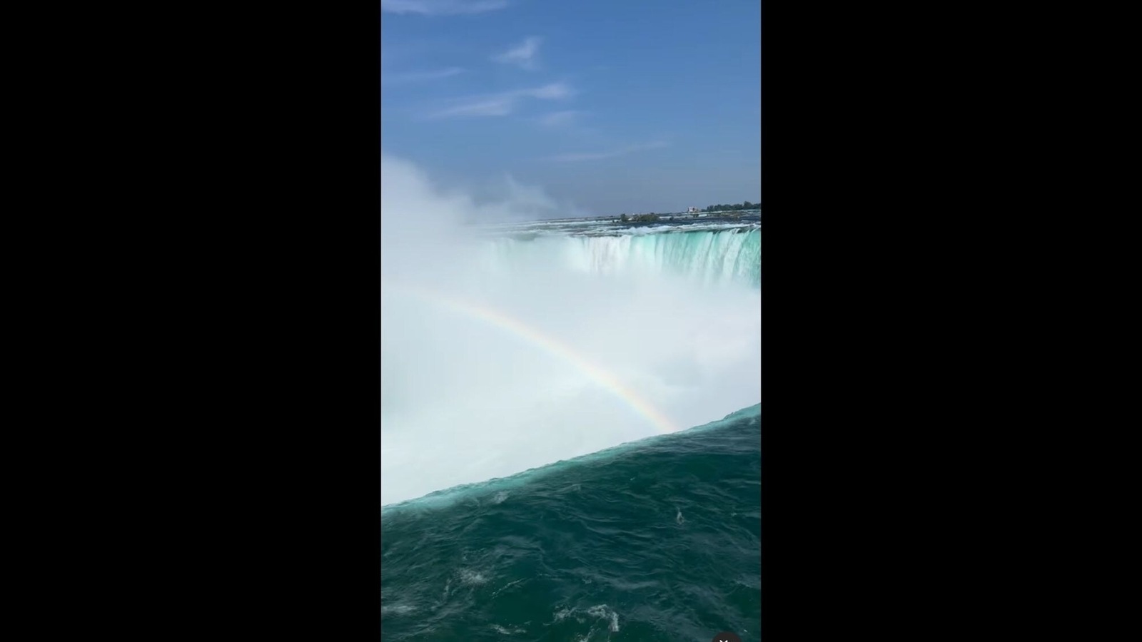 Mesmerising video of rainbow over Niagara Falls goes viral. Seen it yet?