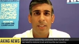 Rishi Sunak's first TV debate as a PM candidate was not bereft of trolling as people pointed out that the campaign spelling was wrong. 